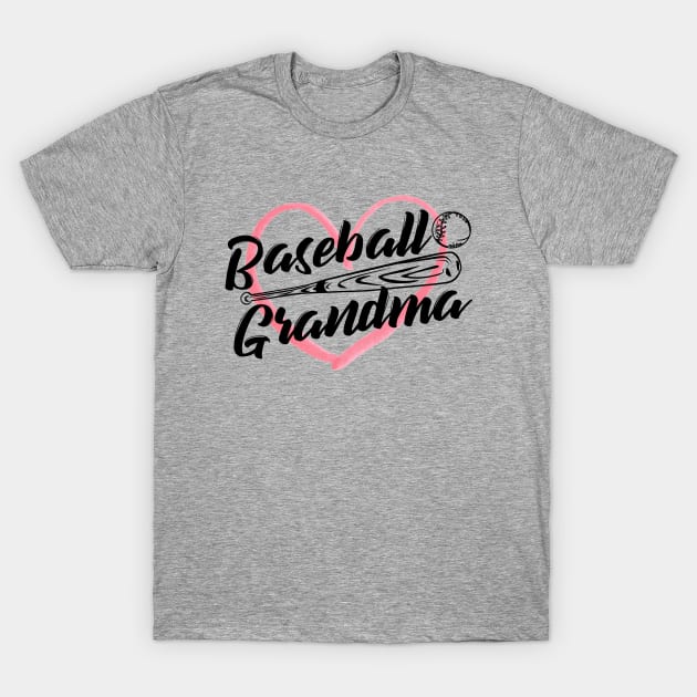 Vintage Baseball Grandma Baseball Granny Gift Baseball Fan Gift Baseball Game Shirt Softball Team Shirt Softball Lover Baseball Lover Shirt T-Shirt by Curryart